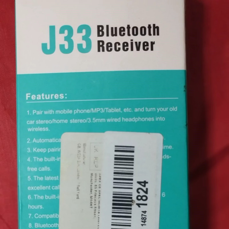 گیرنده بلوتوث J33 یا BLUETOOTH receiver J33