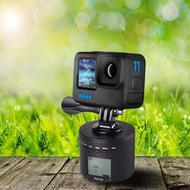 سه پایه دوربین و موبایل و لایت برای کنترل سوژه در 360 درجه