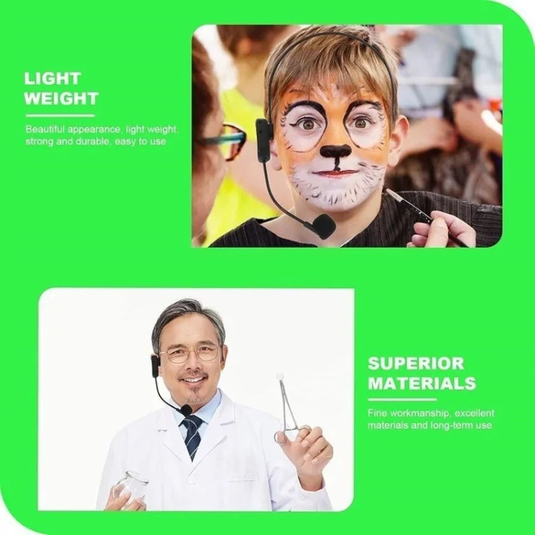 میکروفون هدمیک بیسیم حرفه ای EXCEART