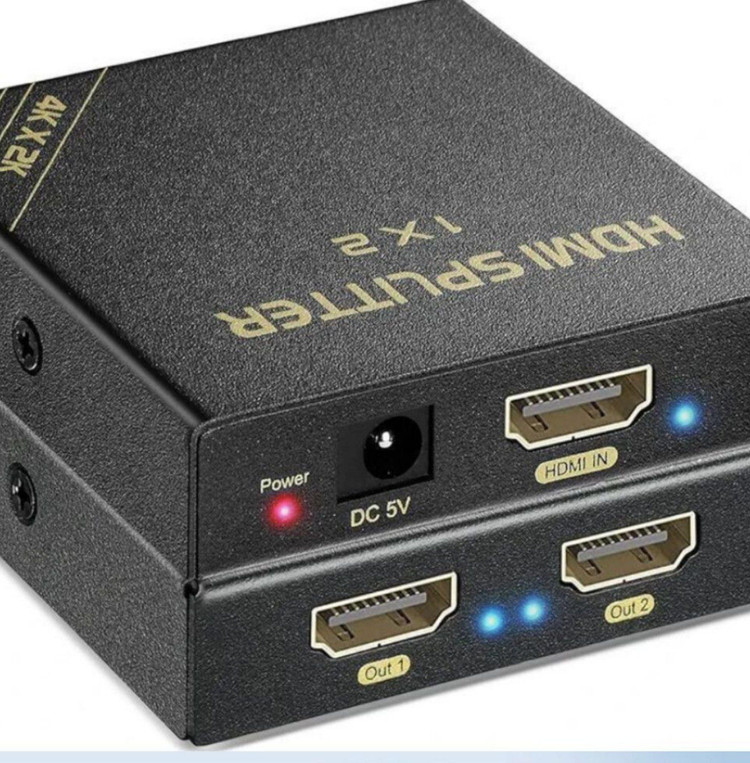 اسپلیتر hdmi یک در دو