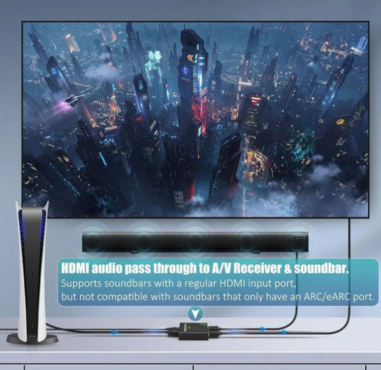 اسپلیتر hdmi یک در دو